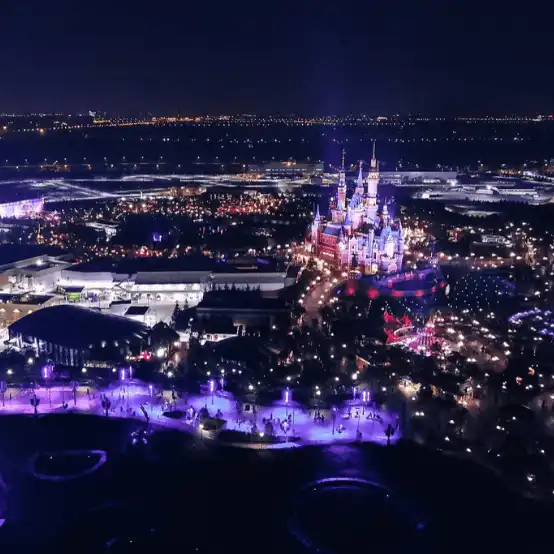 night,disney,disneyland,lights,castle,fun,colorful,fireworks,building,cityscape,brilliant,aerial,shanghai,urban,event,show,entertainment,festival,performance,nightlife,drone,