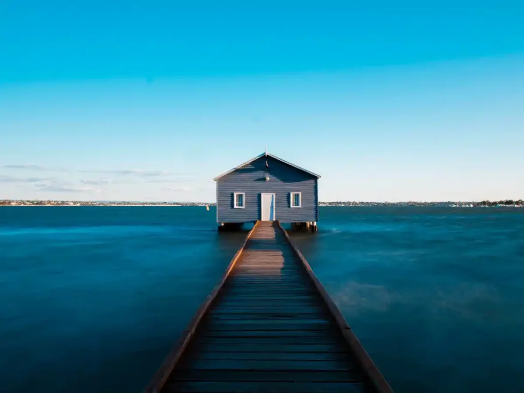 Blue Boat house